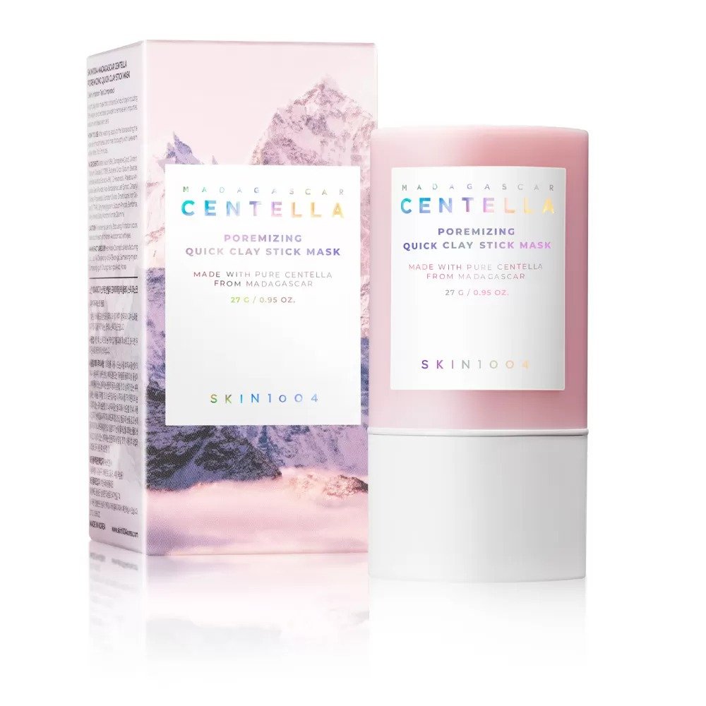 SKIN1004 Madagascar Centella Poremizing Quick Clay Stick Mask 27g de SKIN1004 — textura y detalle | K-Beauty coreano en Narumi Chile