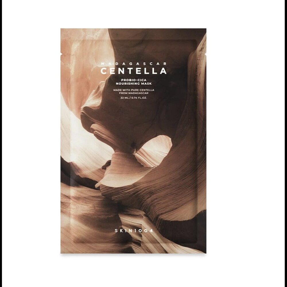 SKIN1004 Madagascar Centella Probio-Cica Nourishing Mask de SKIN1004 — textura y detalle | K-Beauty coreano en Narumi Chile