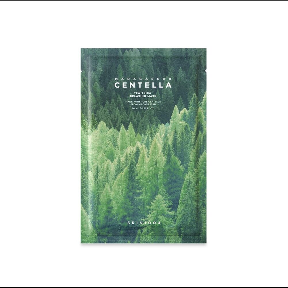 SKIN1004 Mascarilla Tea-Trica Relaxing · Sheet Mask Calmante