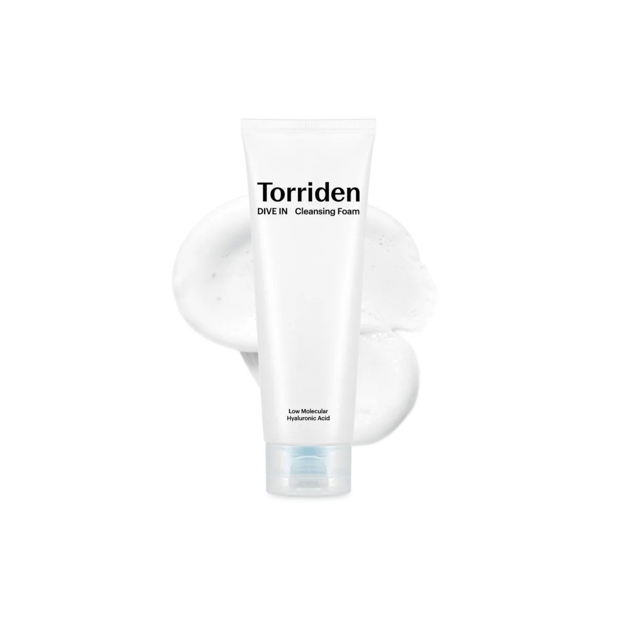 Limpiador en agua Torriden DIVE-IN Low Molecular Hyaluronic Acid Cleansing Foam Mini 30ml de Torriden, skincare coreano en Narumi Chile