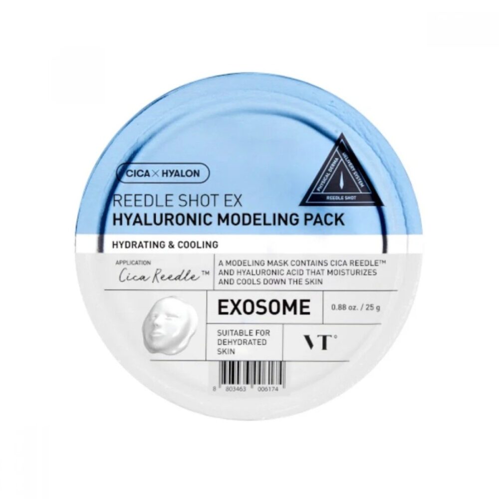 VT Cosmetics Mascarilla facial Reedle Shot Ex Hyaluronic Modeling de VT Cosmetics — textura y detalle | K-Beauty coreano en Narumi Chile